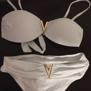 White bikini NEVER WORN